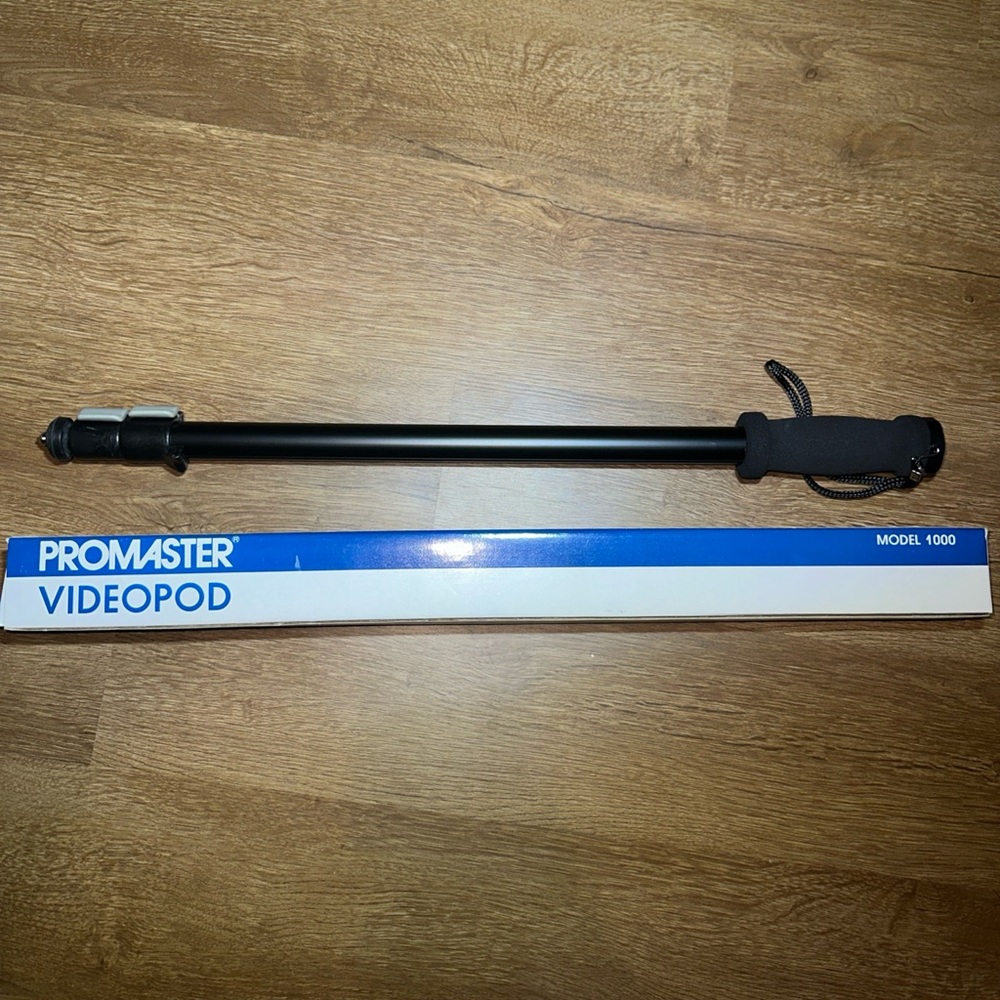Promaster‎ Videopod Model 1000 Camera Monopod Walking Stick Tripod Vintage